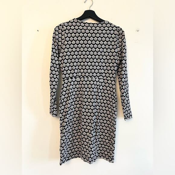 Boden Penelope jersey dress long sleeve carnation stamp 100% cotton knit spring - Picture 8 of 12